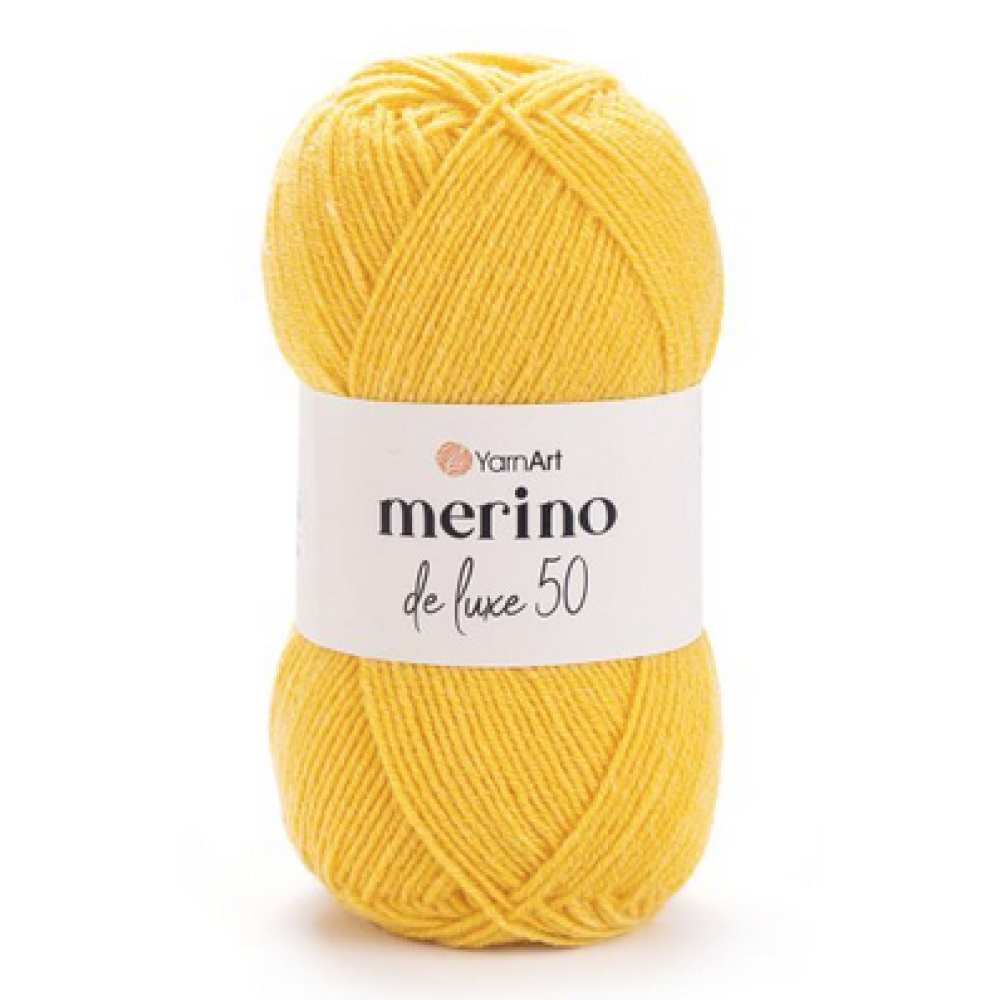 Пряжа Merino de Luxe-586 жовтий