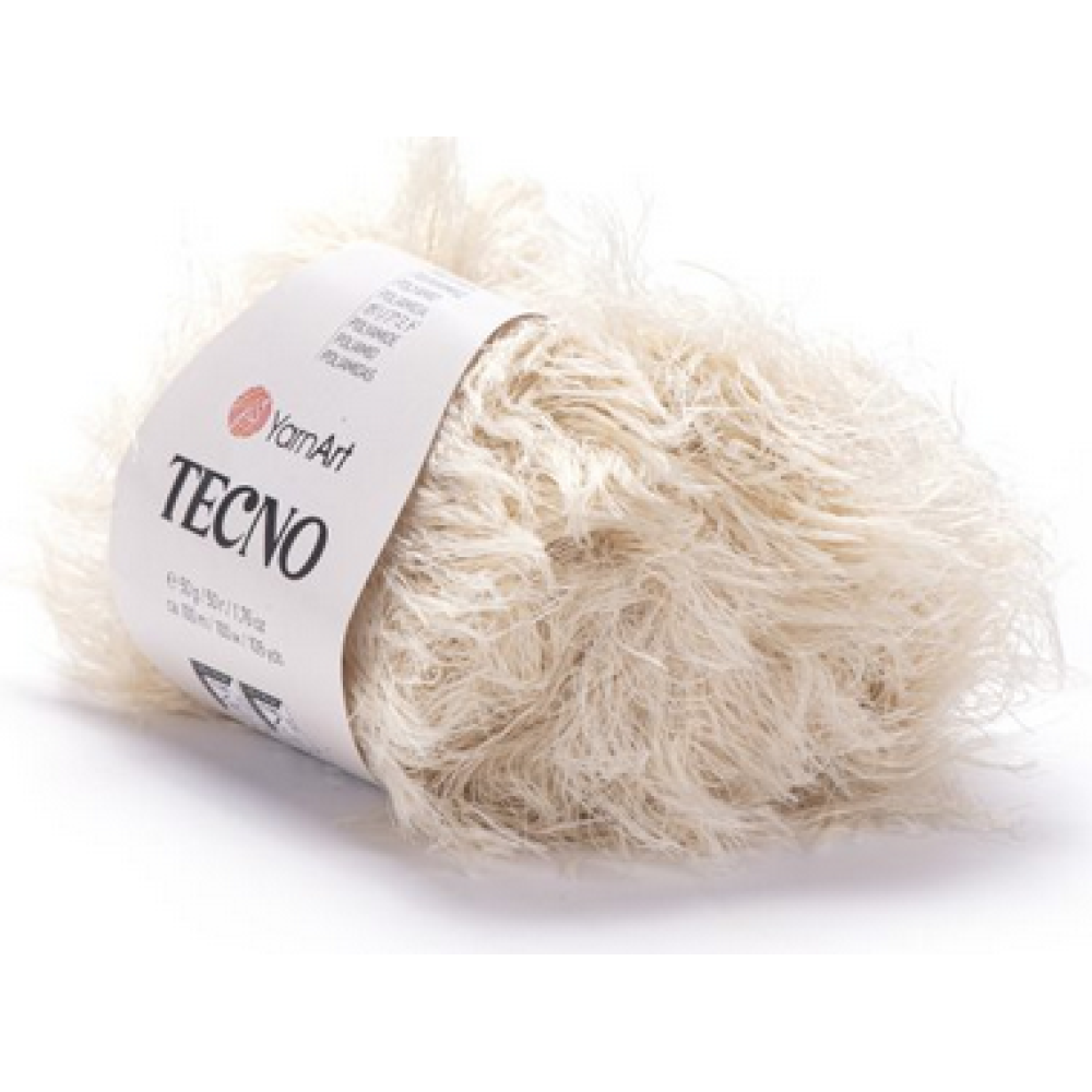 Пряжа Tecno-16 молочний