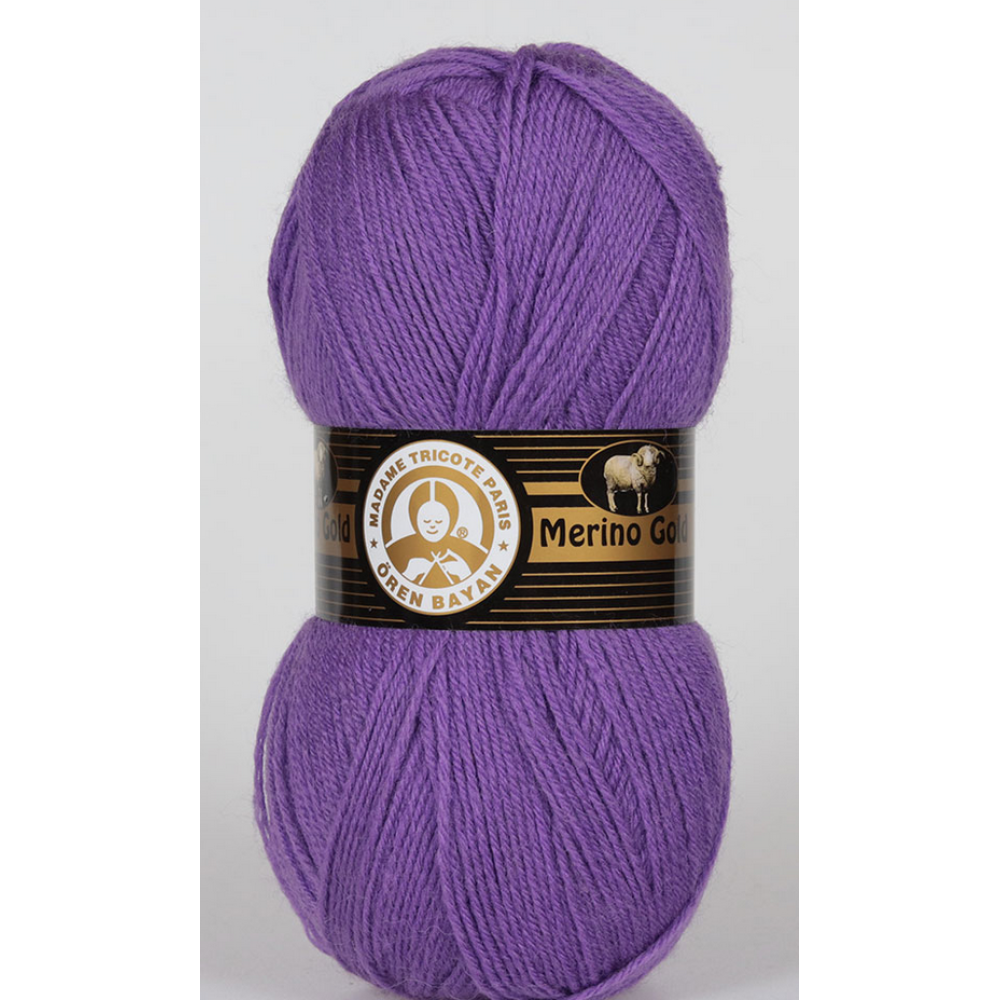 Пряжа Merino gold-059 фіолетовий