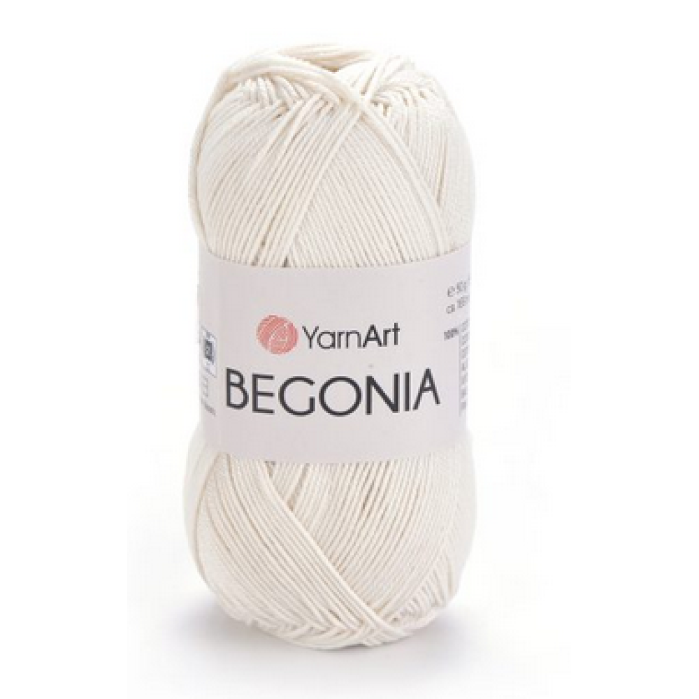 Пряжа Begonia-6282 молочний